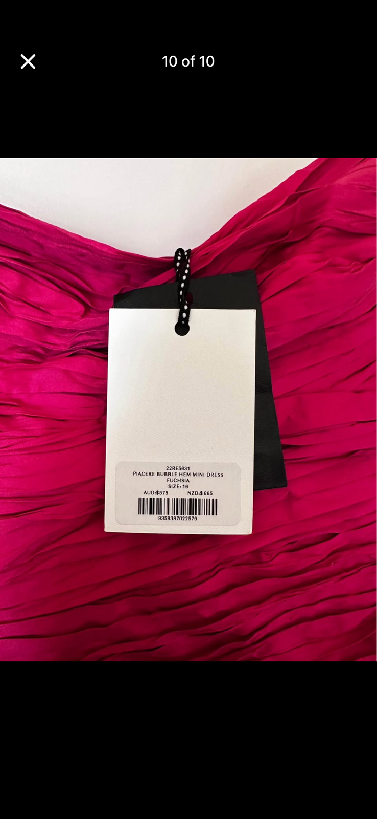 Paciere bubble hem midi dress 16