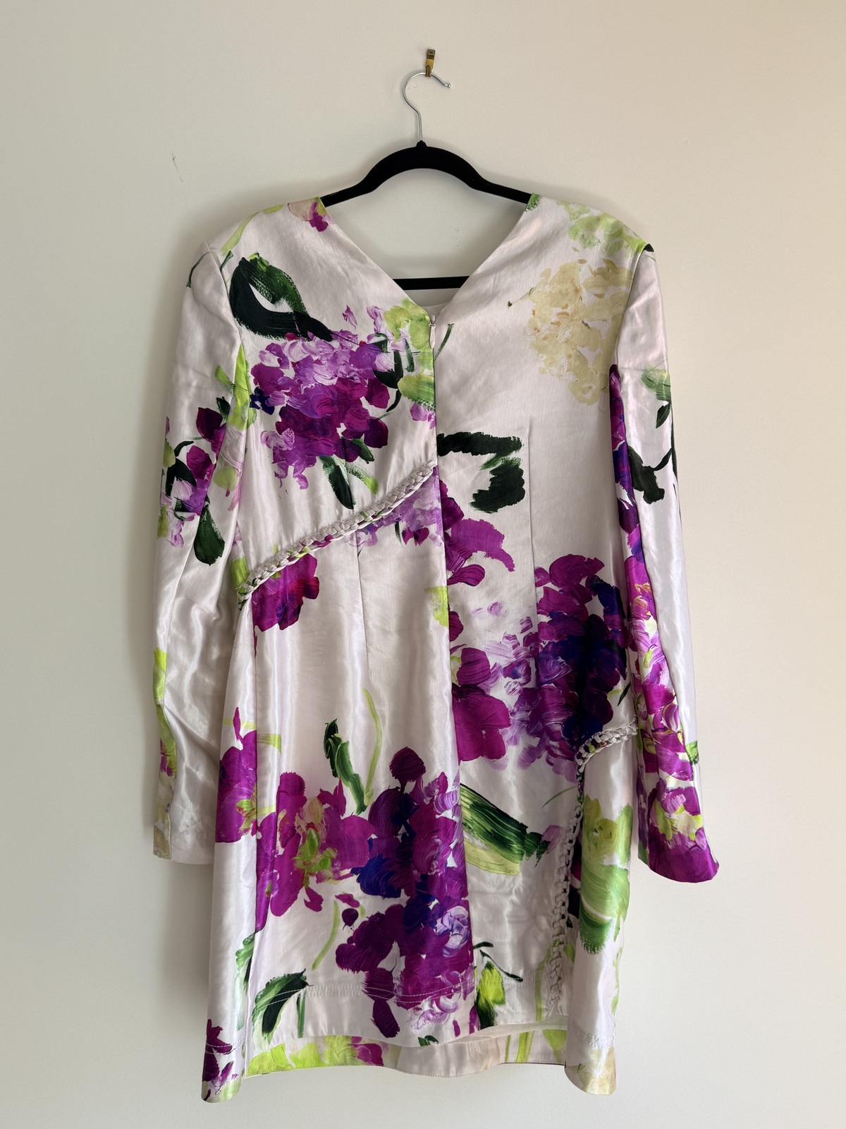 Arbour Whipstitch Mini Dress Wild Hydrangea Floral