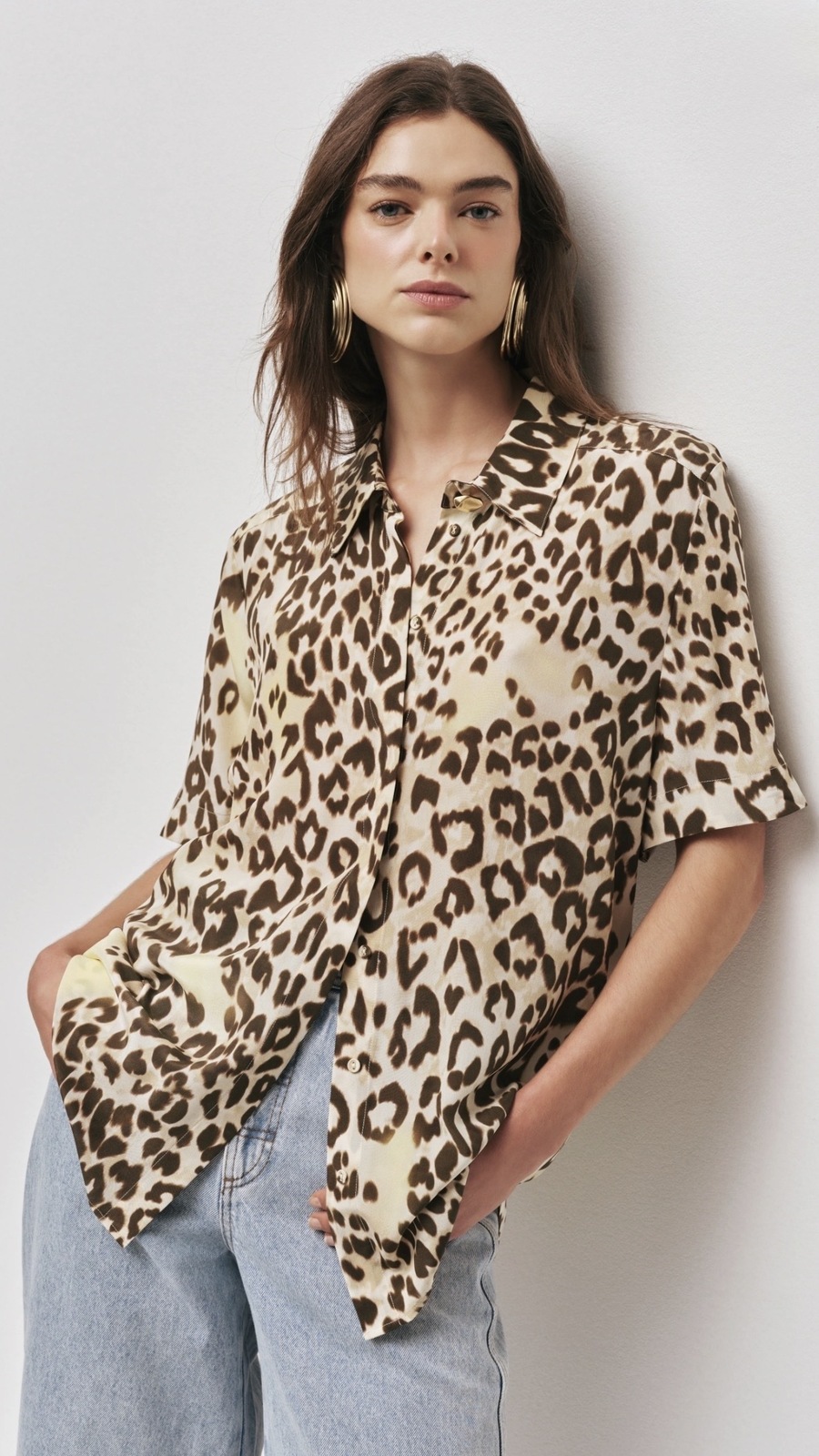 ATOMIC SHORT SLEEVE SILK SHIRT