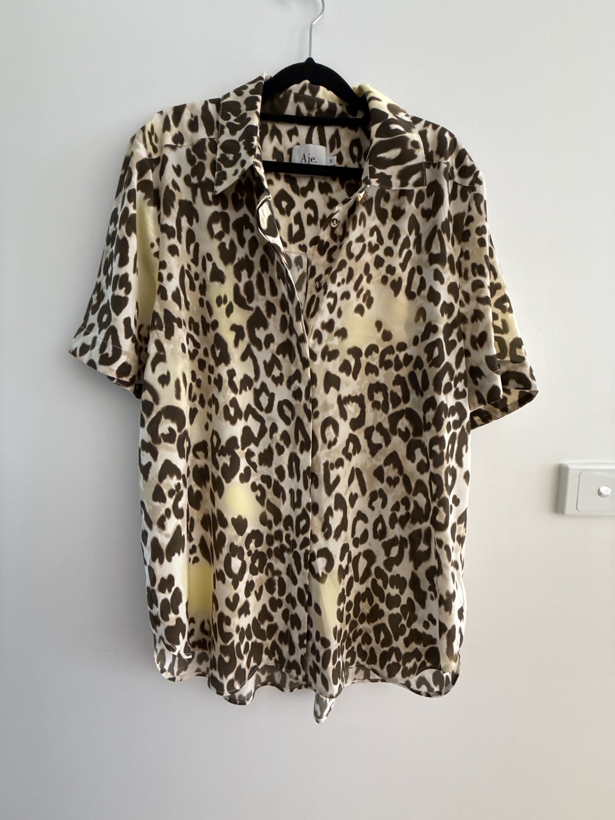 ATOMIC SHORT SLEEVE SILK SHIRT