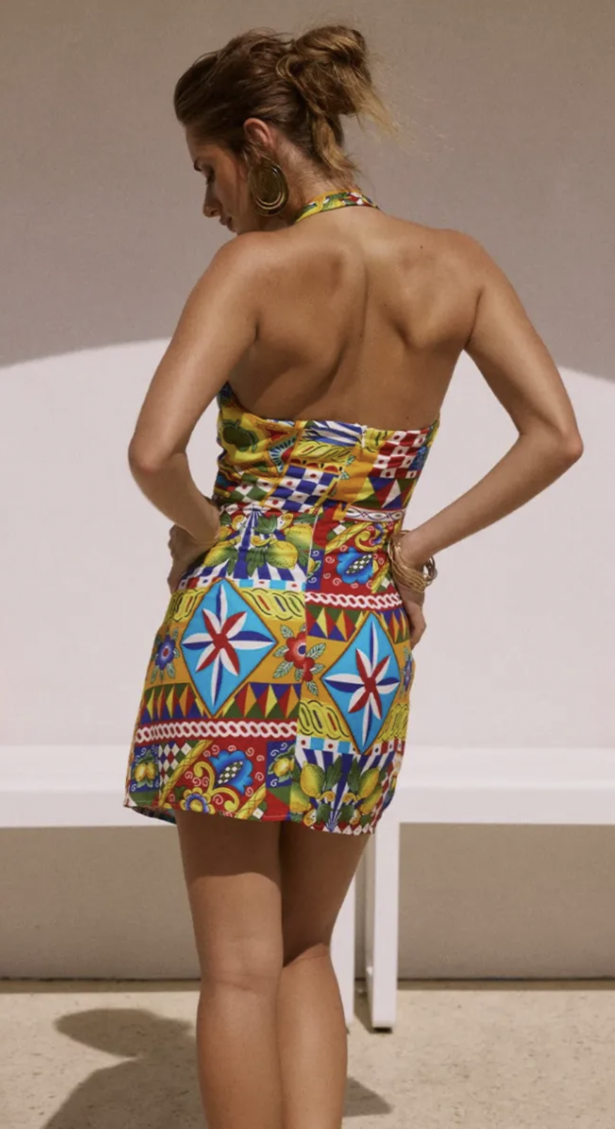 Venus Halter Mini Dress