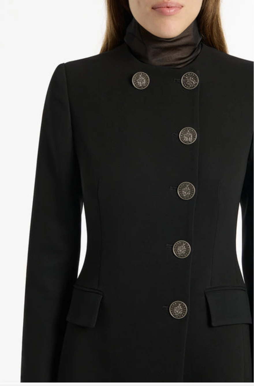 black Moneta crepe jacket, size 14. Sold out everywhere. 