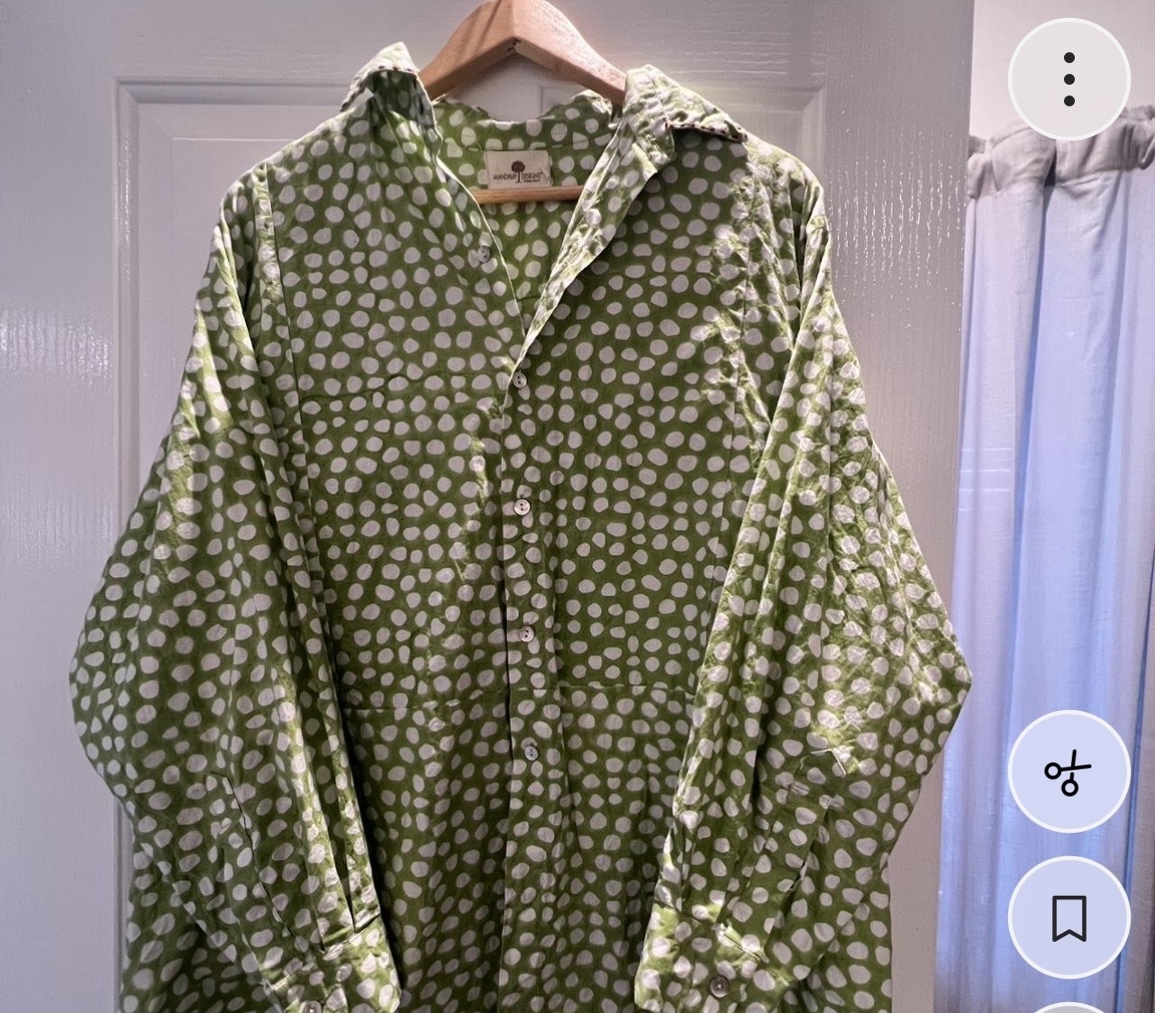 Spotty Oversized Shirt