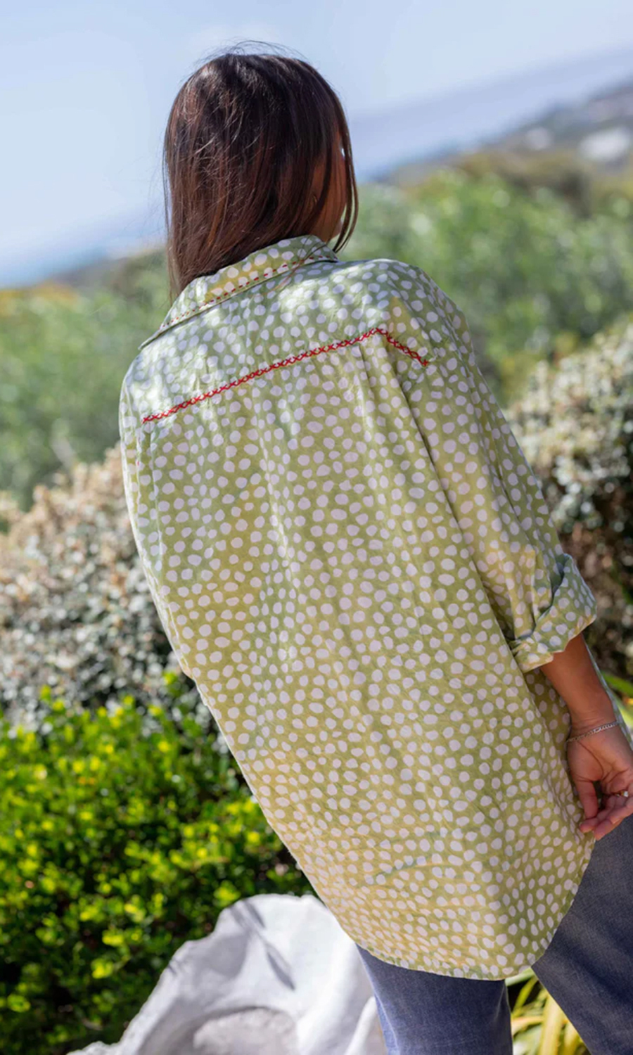 Spotty Oversized Shirt