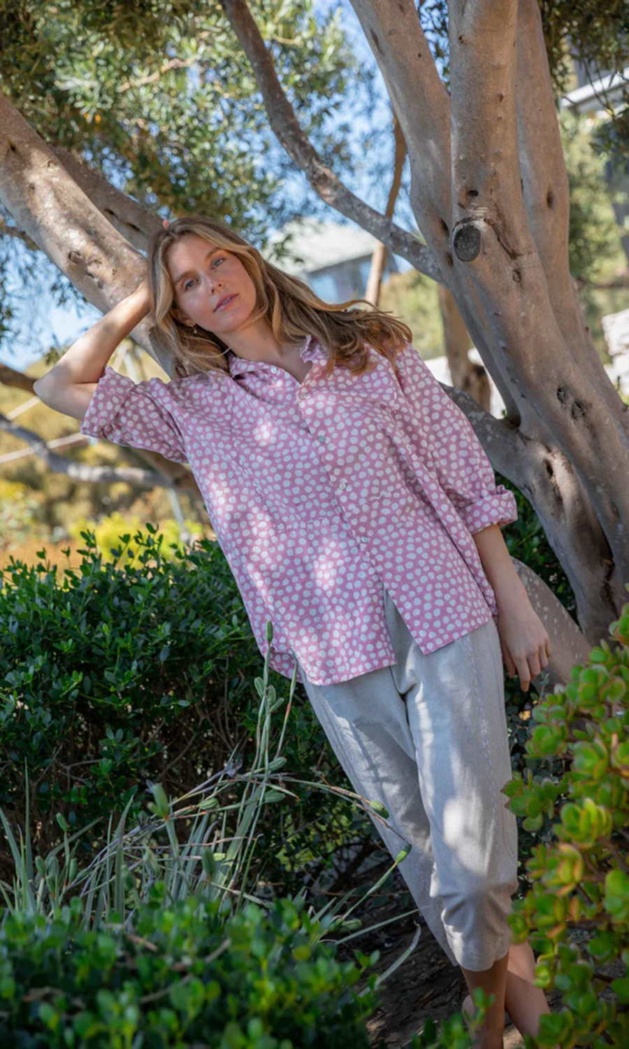 Spotty Oversized Shirt