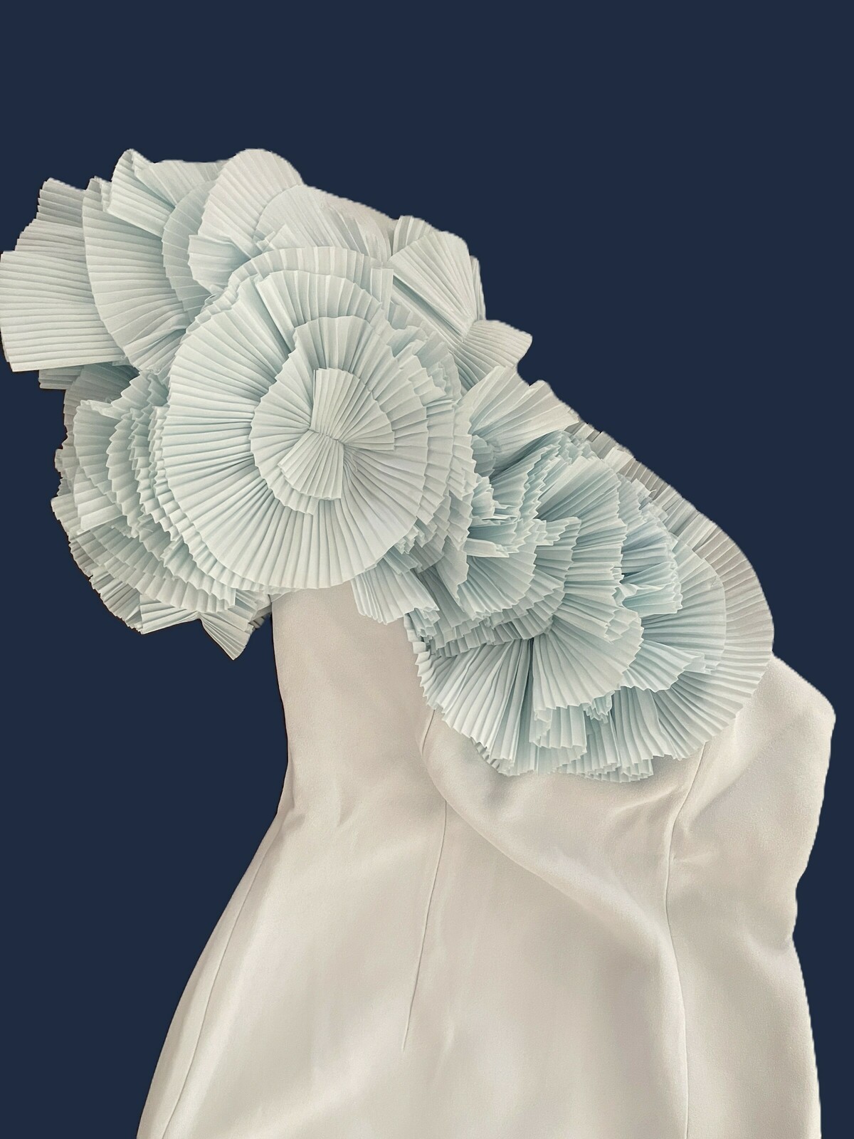 one shoulder midi dress