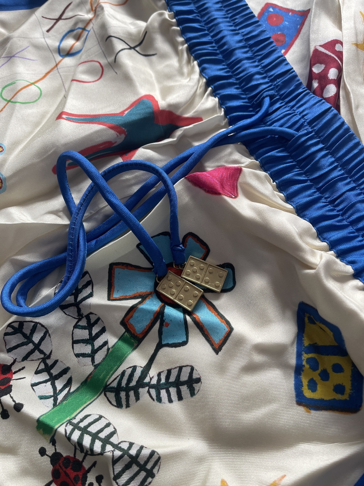 roller silk shirt and pants set