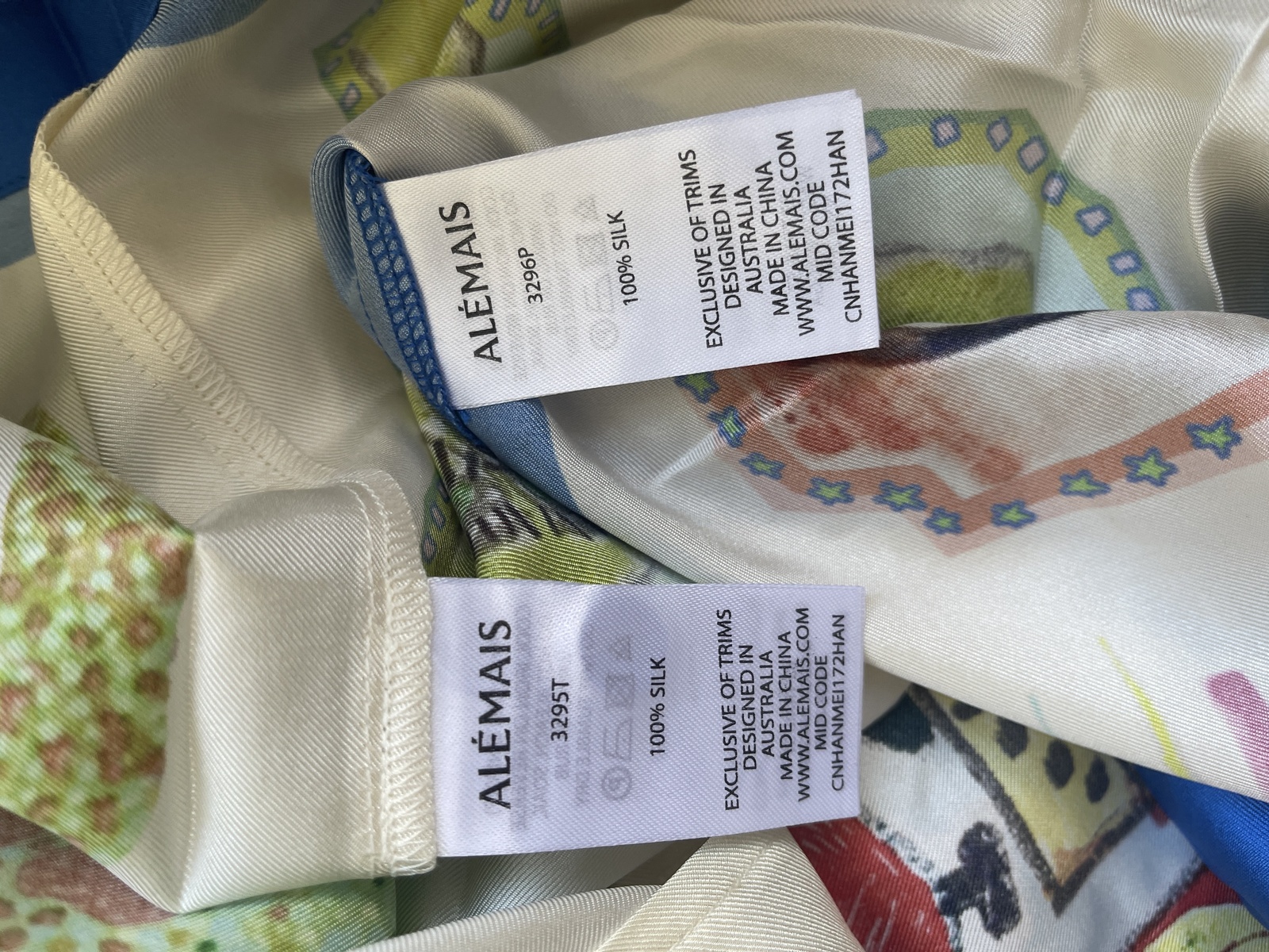 roller silk shirt and pants set