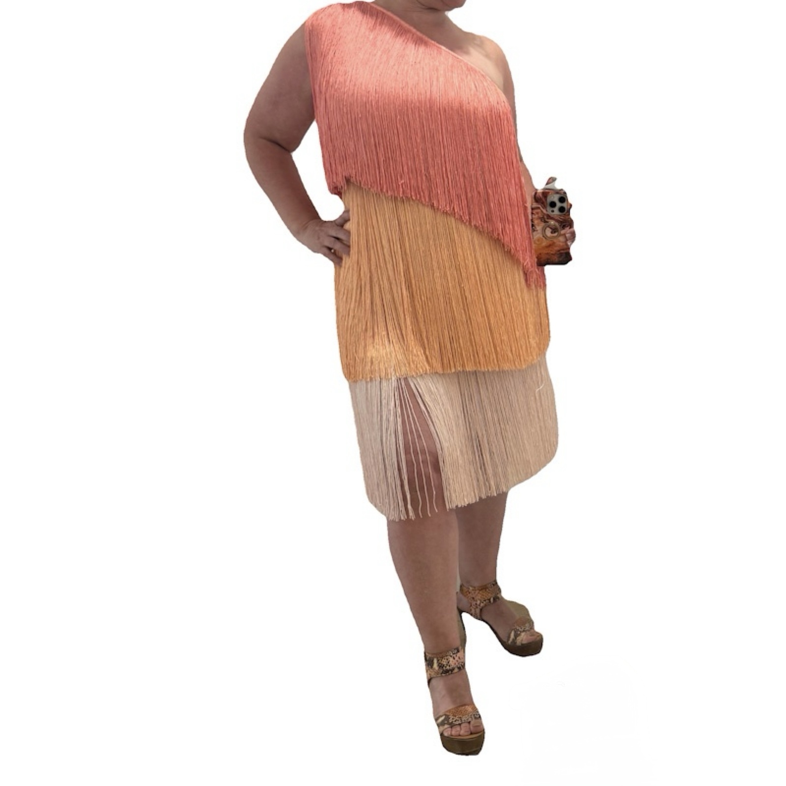 BEYOND COMPARE TASSEL DRESS