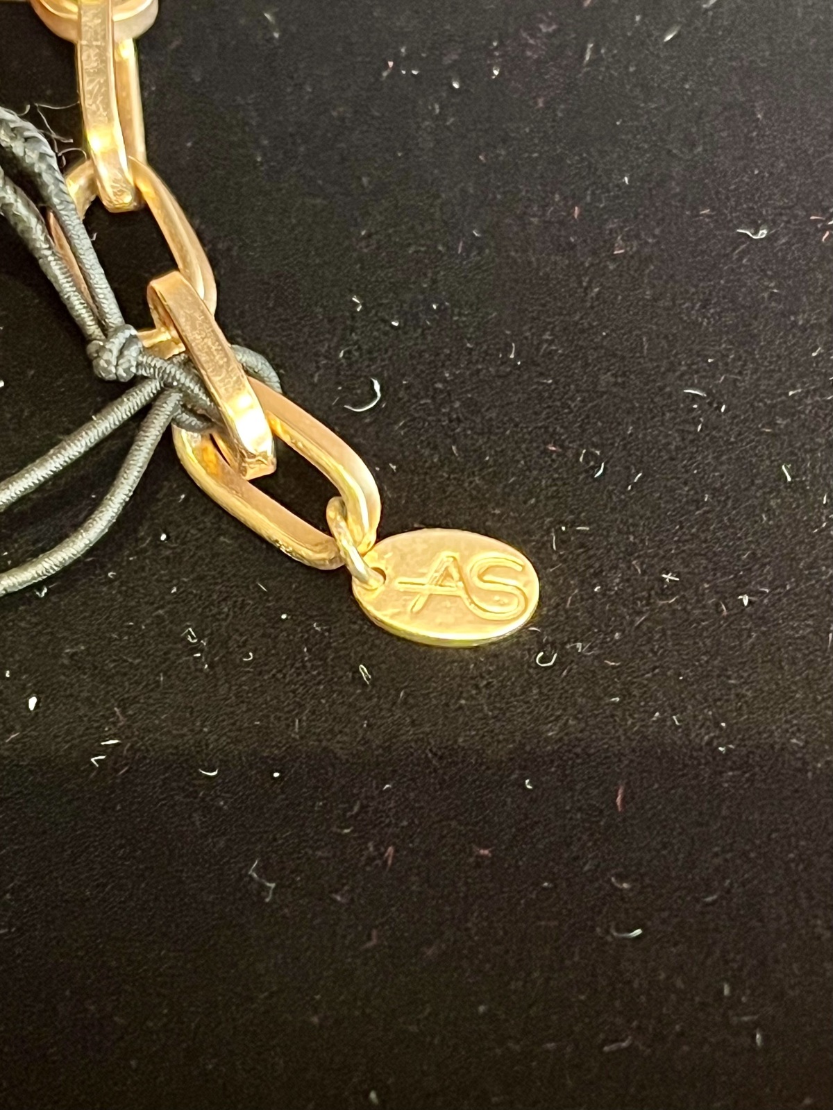 24K MATTE GOLD PLATED NECKLACE WITH SWAROVSKI CRYSTALS - RRP $530