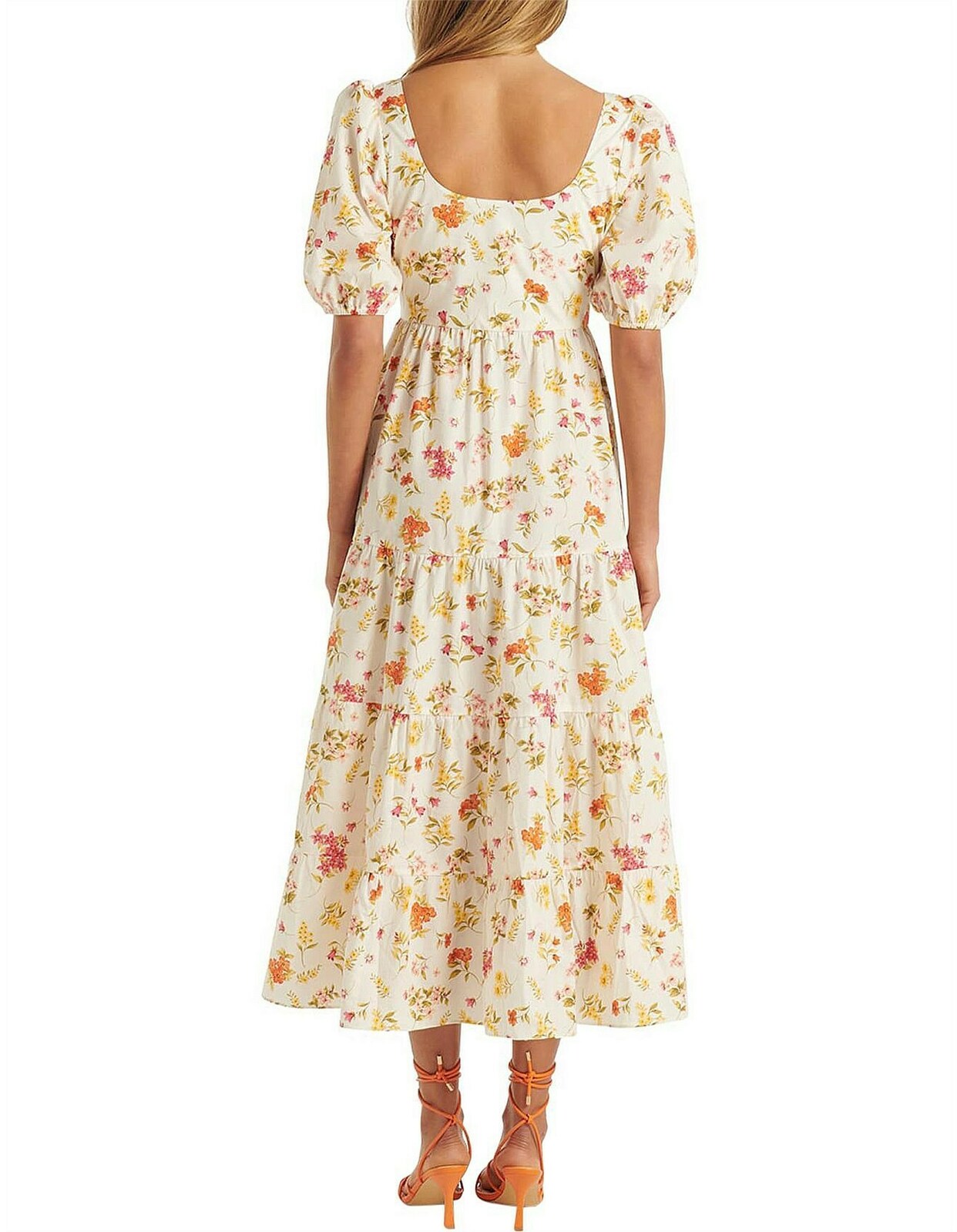 Delilah Puff Sleeve Midi