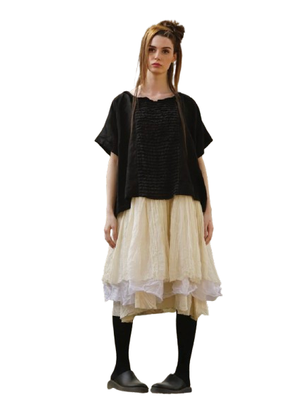  Amélie Tutu Slip Dress Gauze Cotton Short - Warm White