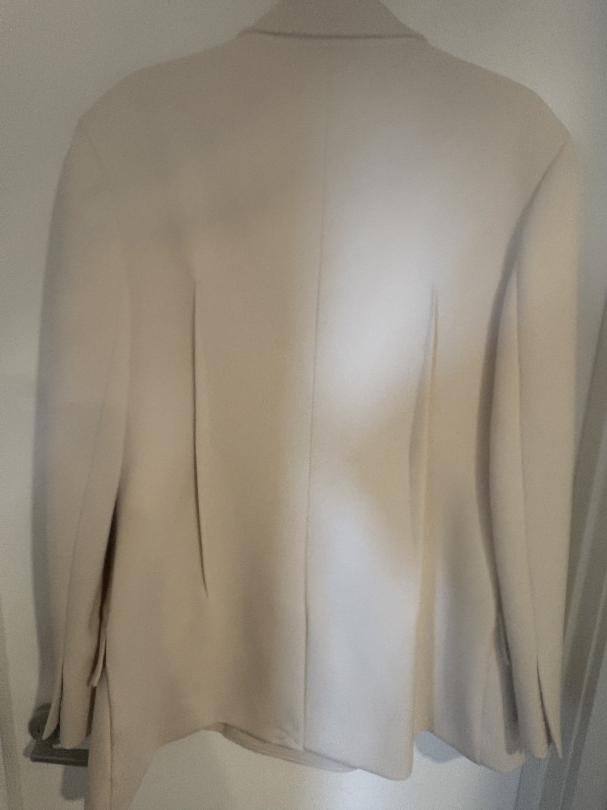 blazer - 14, exposed dart, stone colour