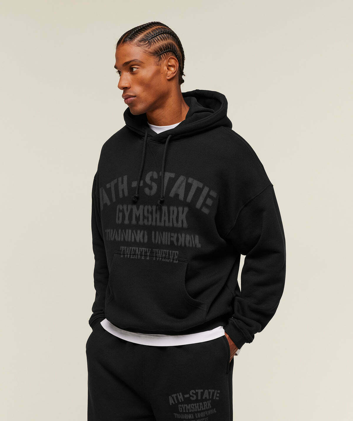Men's Oversized Collegiate Hoodie