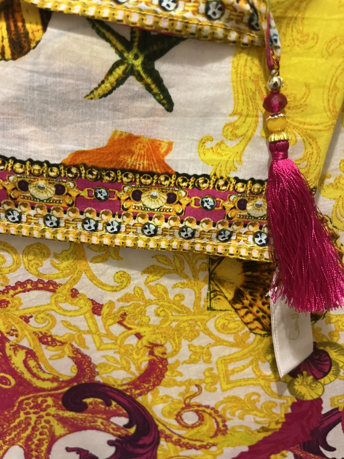 SHORT TASSEL SARONG SQUID SQUAD