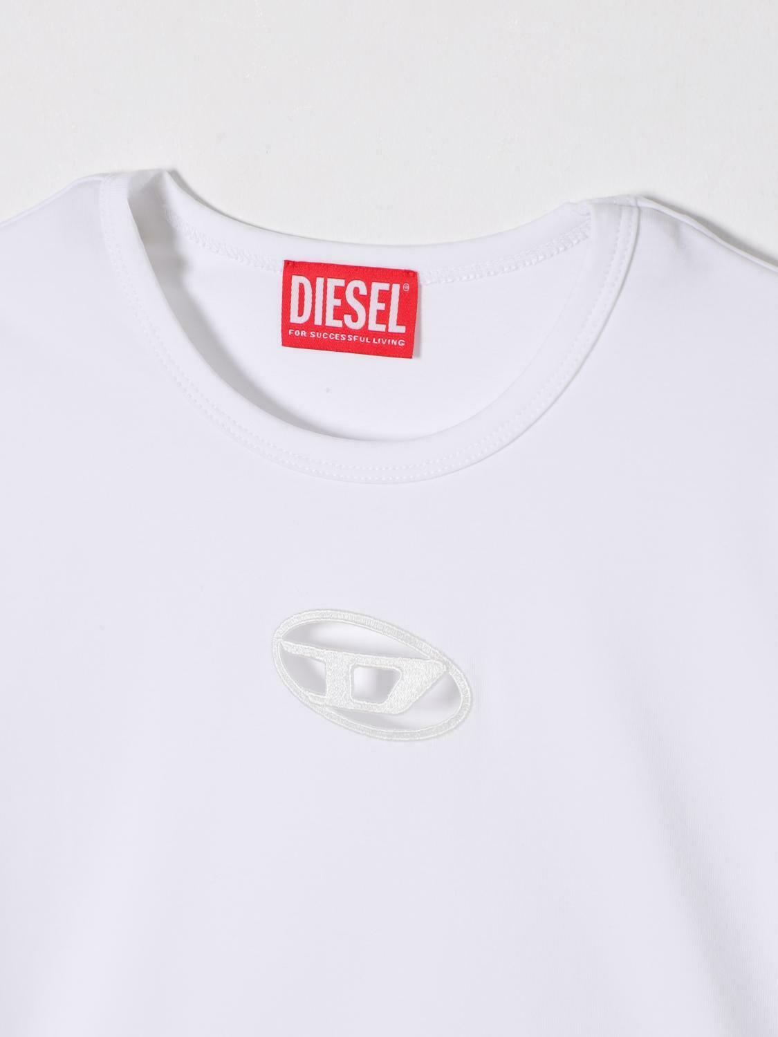 Cropped TShirt Cutout Detail - White / 12 EU