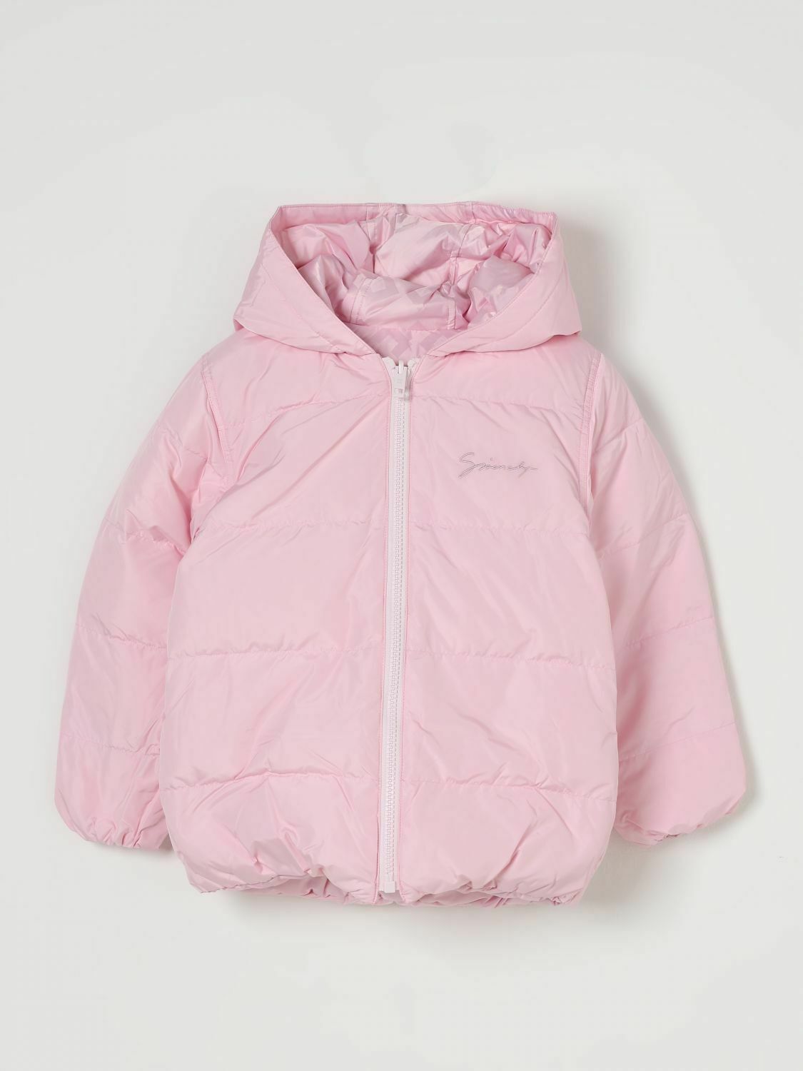 Hooded Padded Jacket - Pink / 6 EU