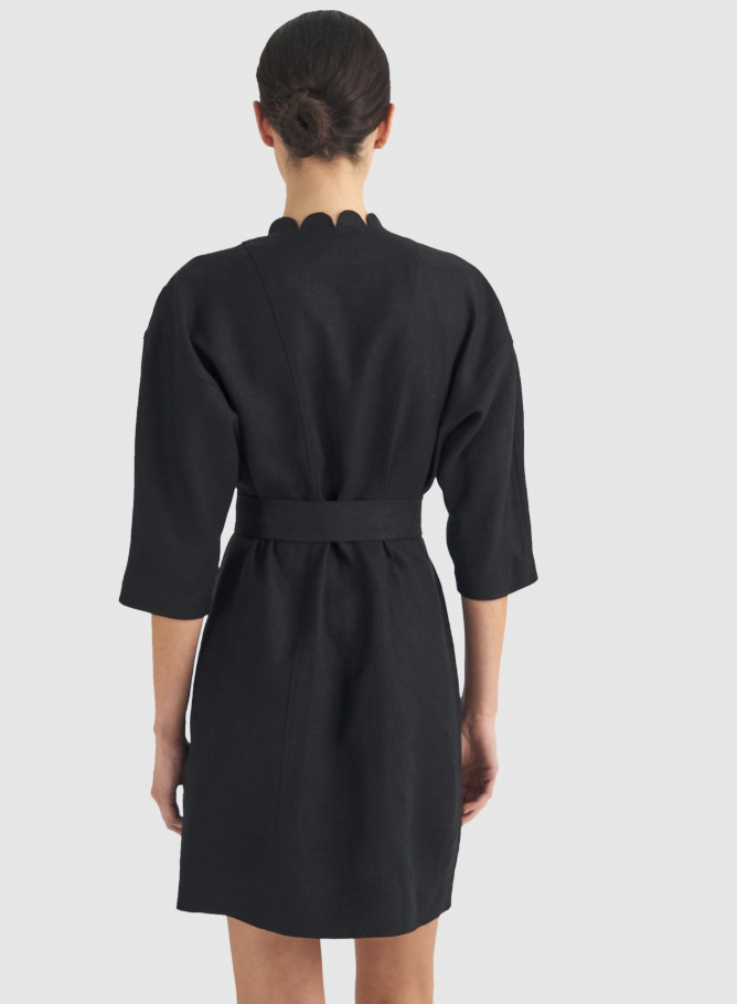 black linen dress for $250