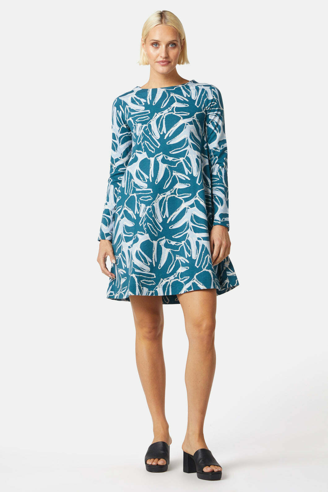 New Leaf Swing Dress