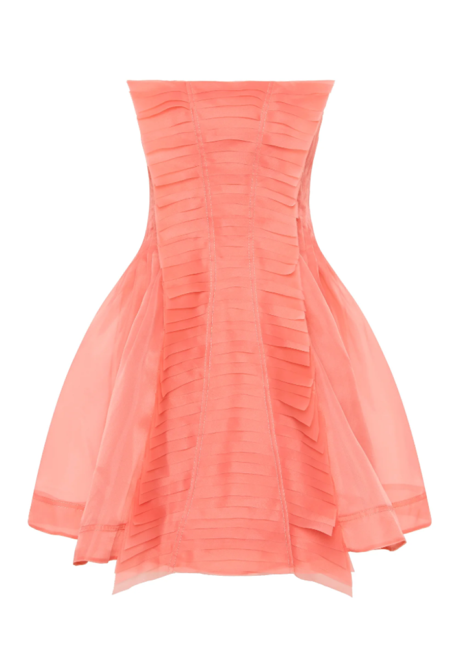 strapless mini dress 8