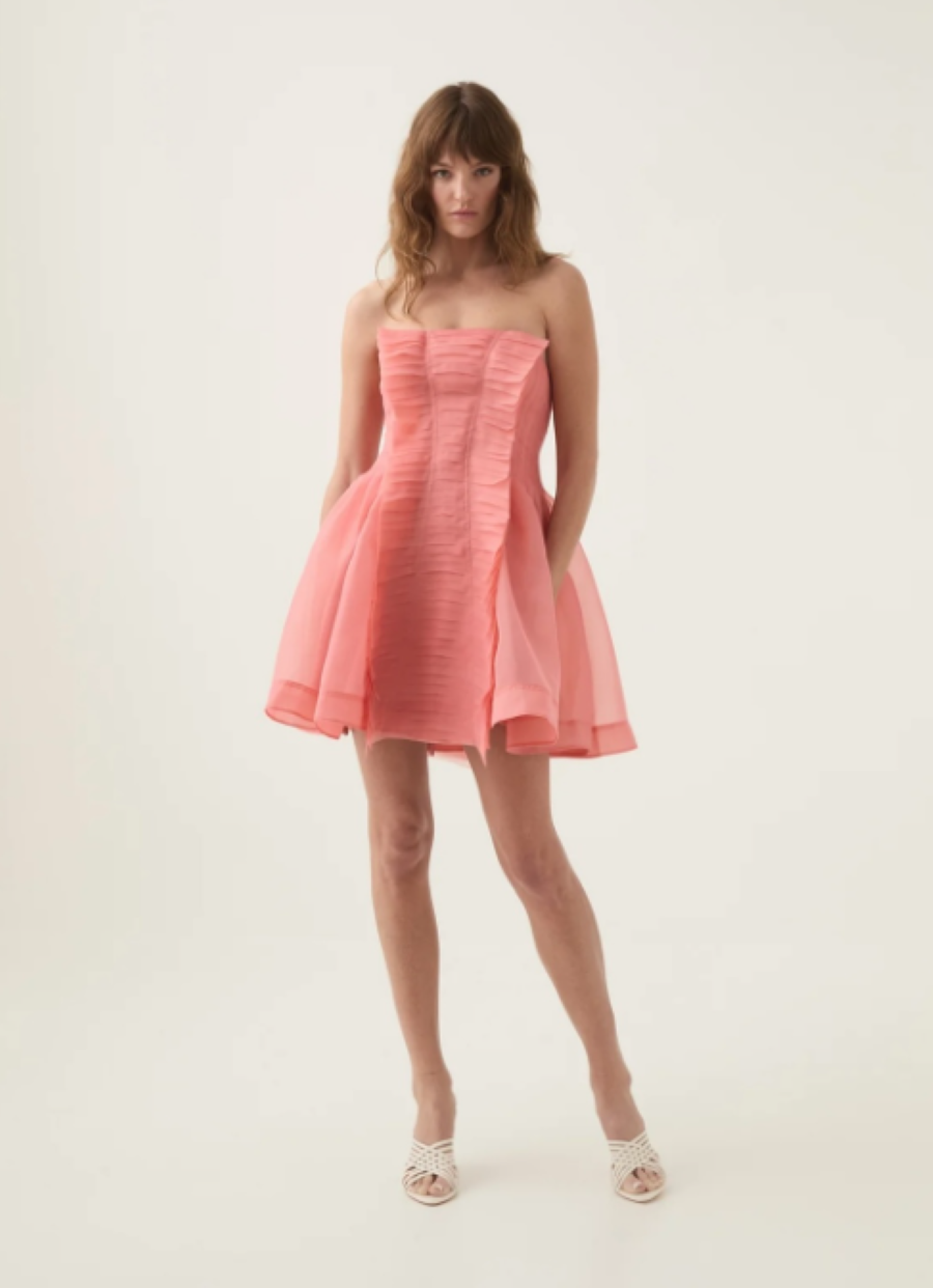 strapless mini dress 8