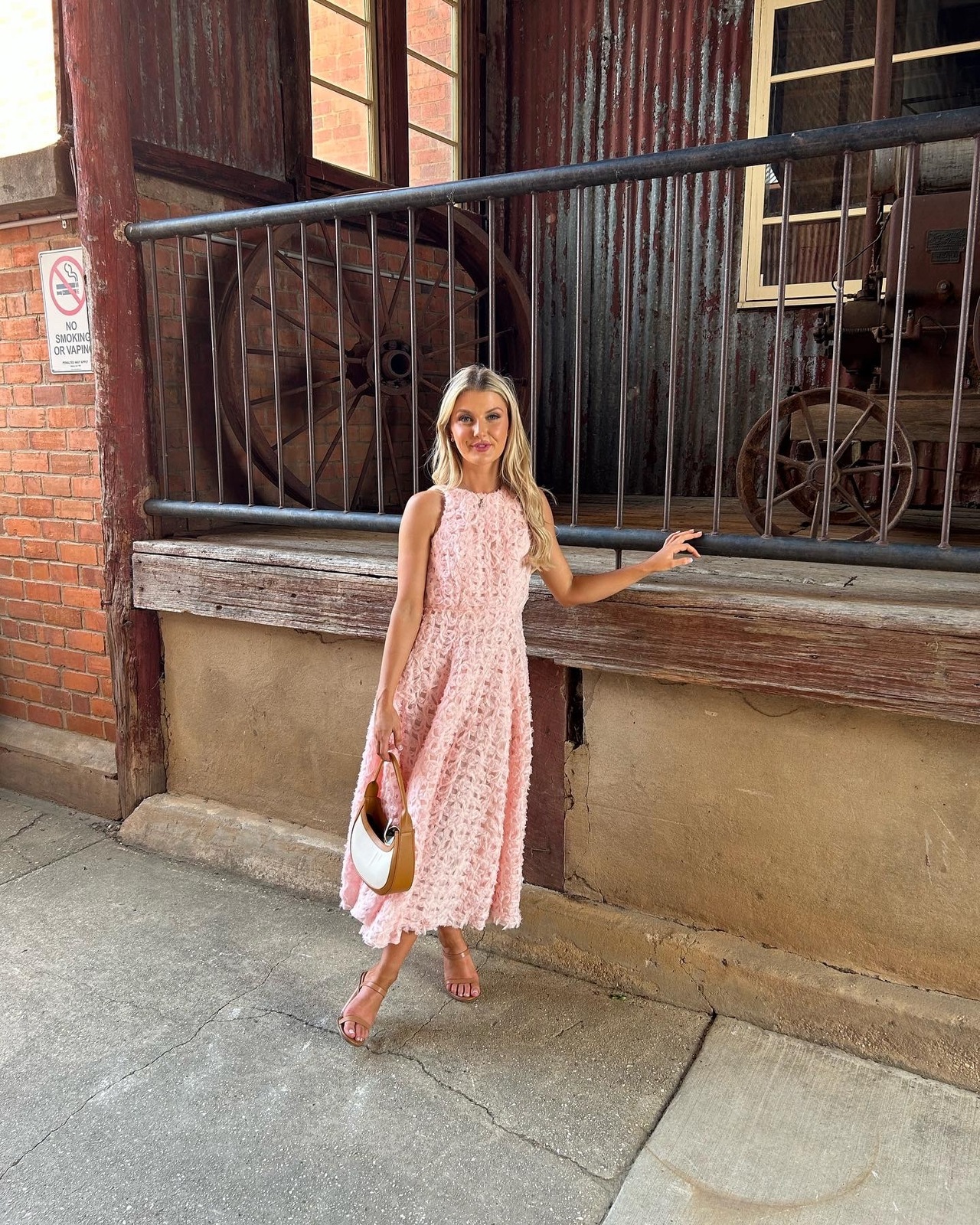 Quintette Backless Midi Dress 