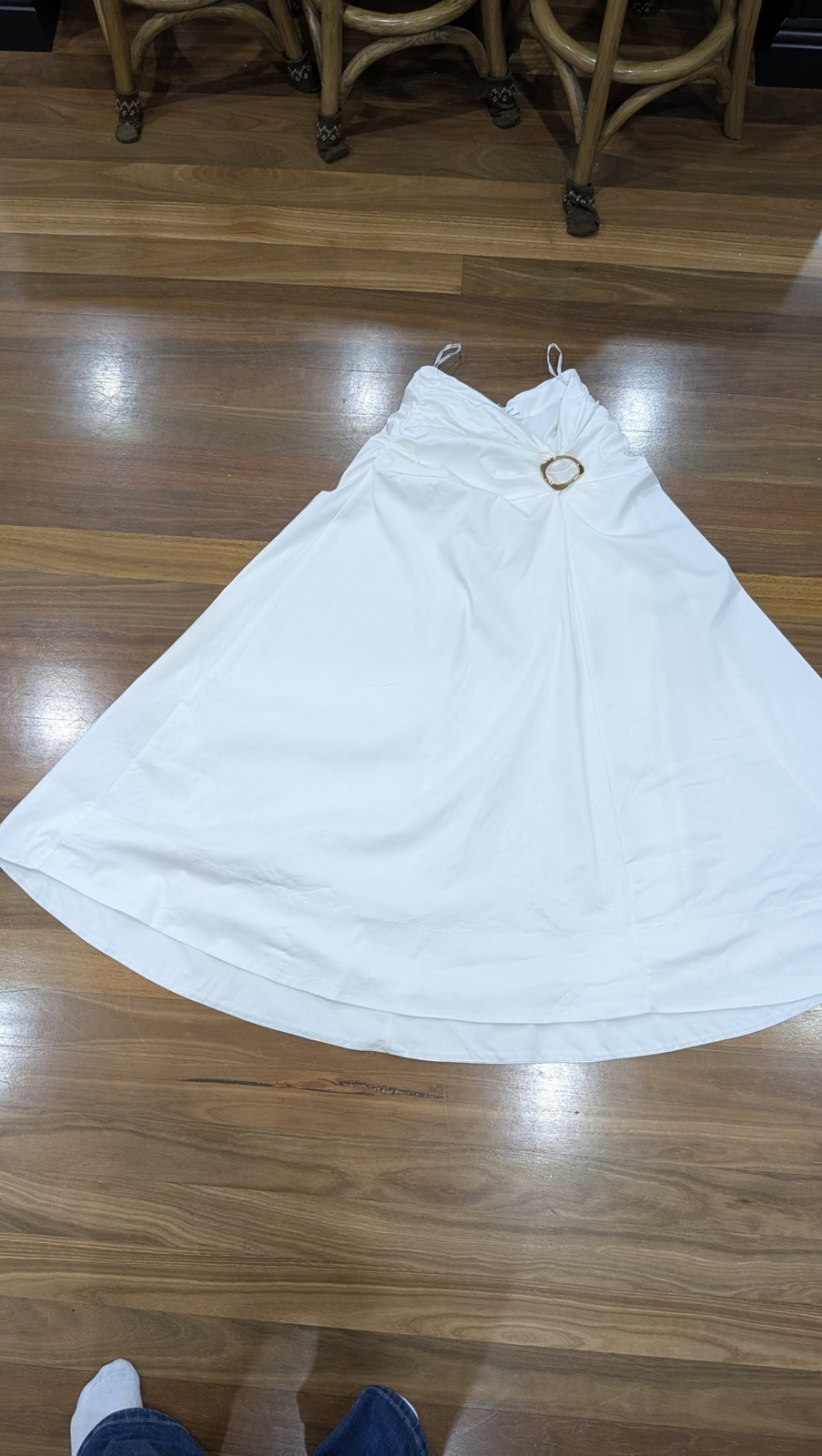 White Zadie Maxi Skirt