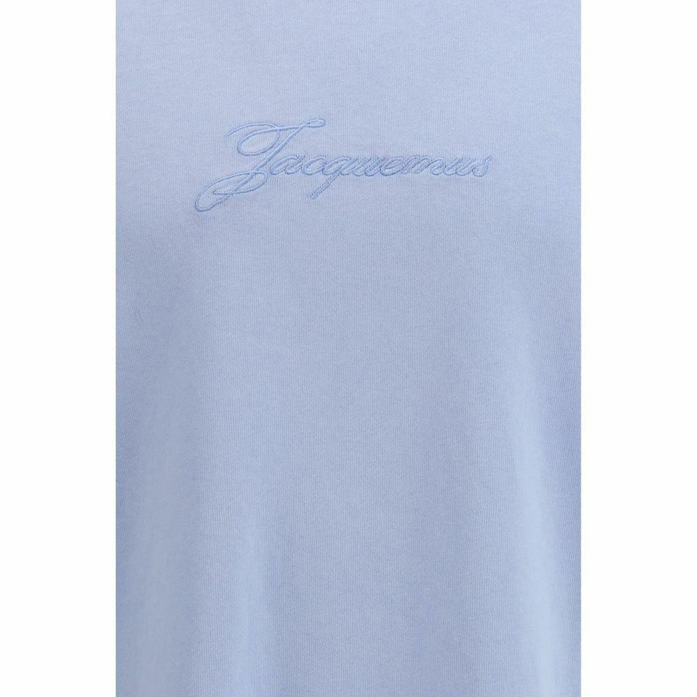 Cotton Crew Neck T-Shirt - Blue / M