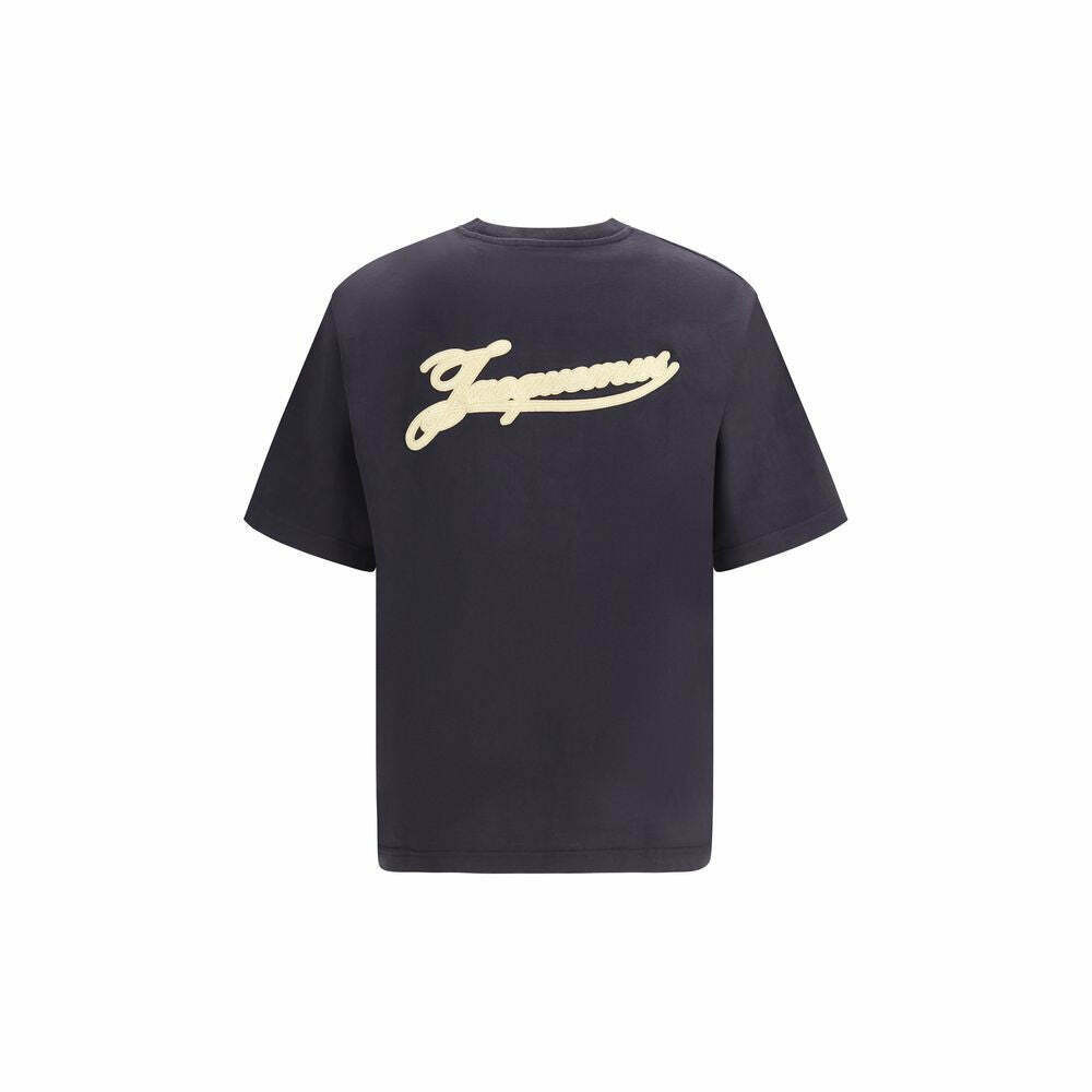 Cotton Crew Neck T-Shirt - Blue / M