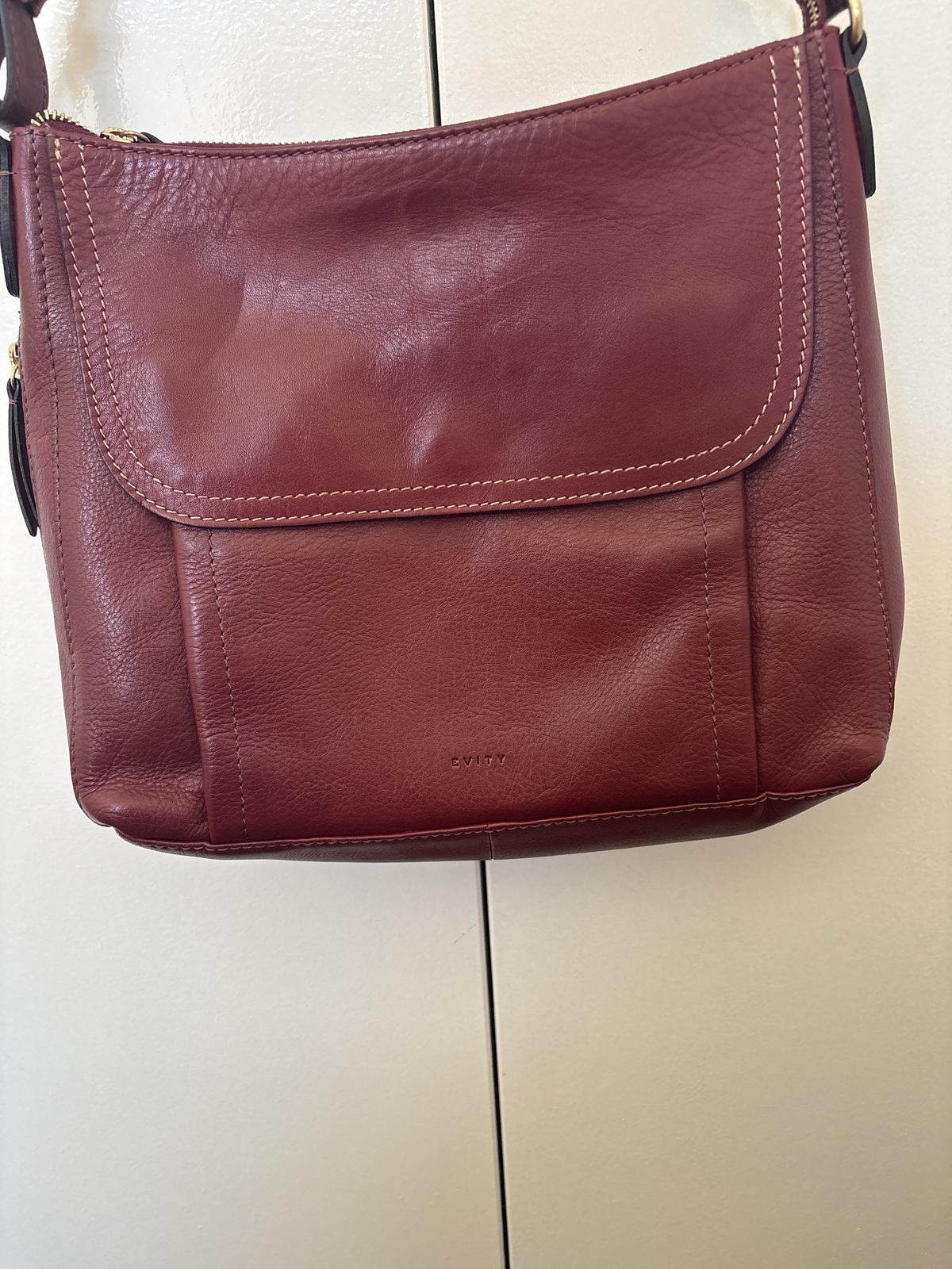 Maya Leather Large Crossbody Bag