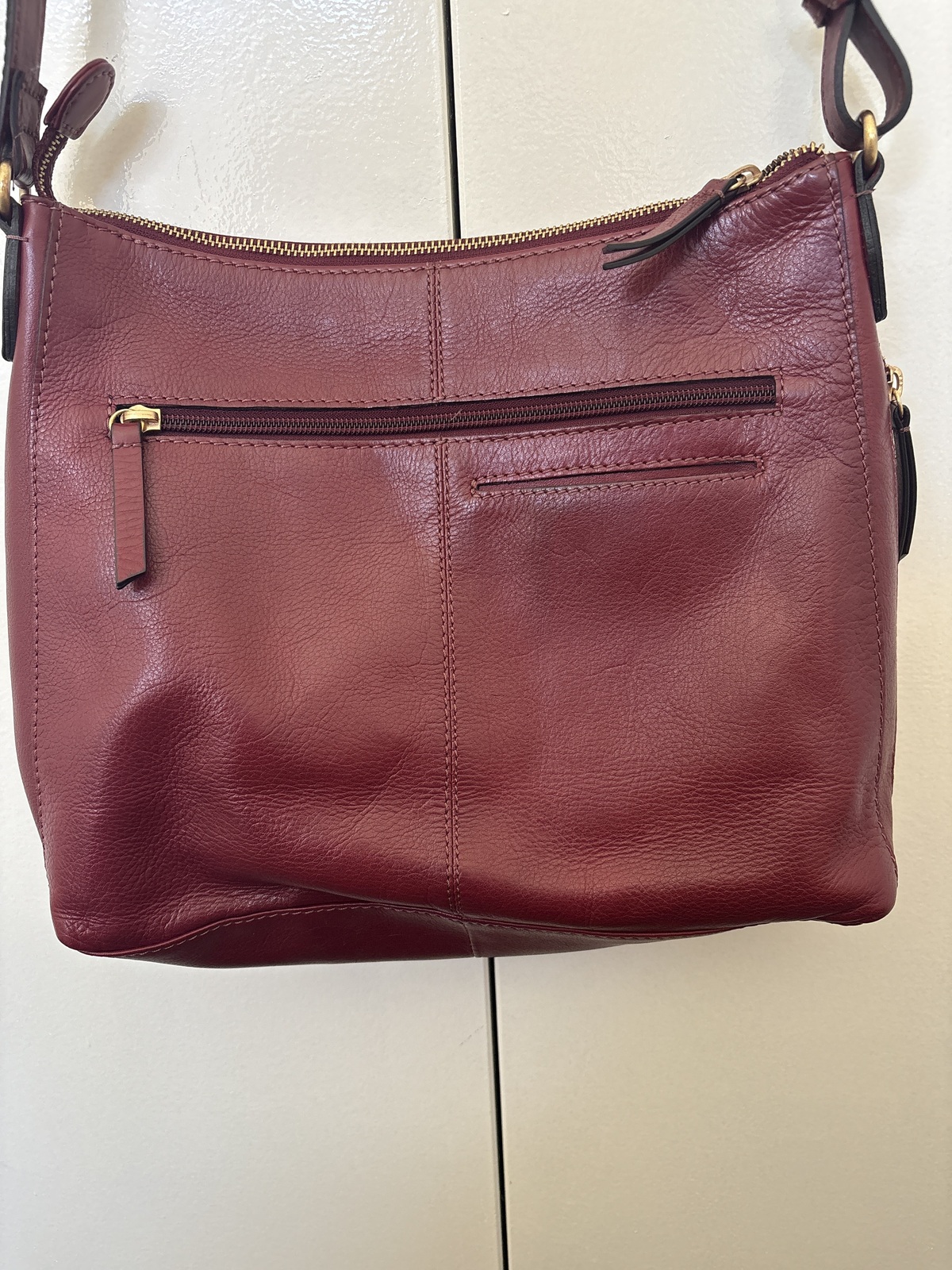 Maya Leather Large Crossbody Bag