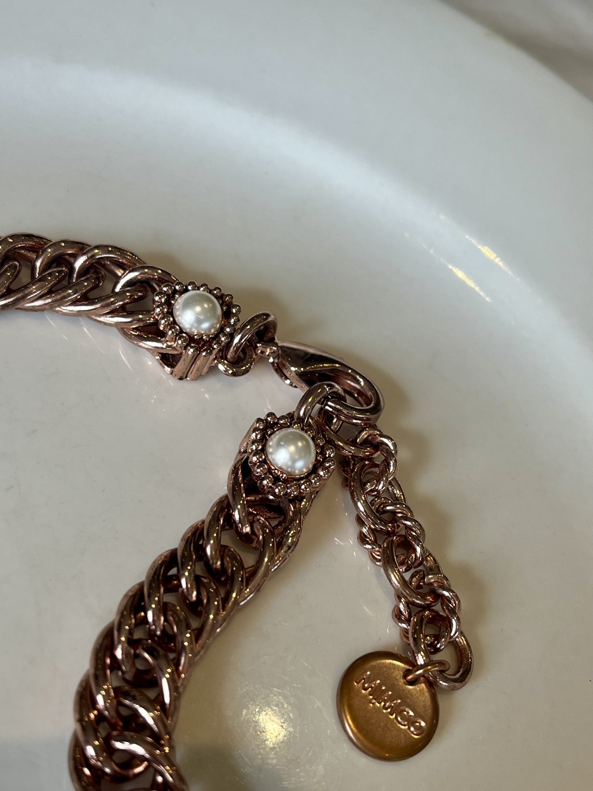 ROSE GOLD REGENCY STATEMENT NECKLACE