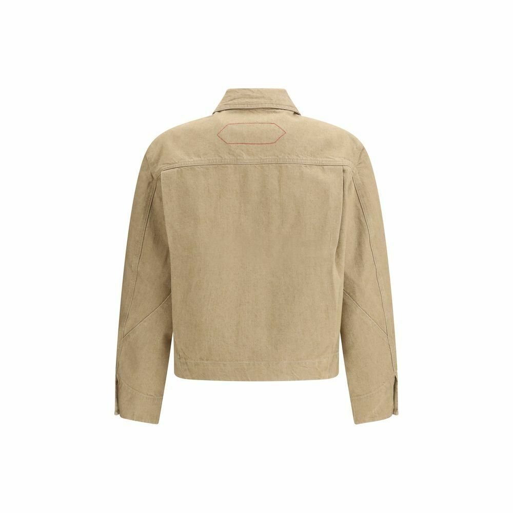 Cotton Denim Jacket - Beige / IT50 | L