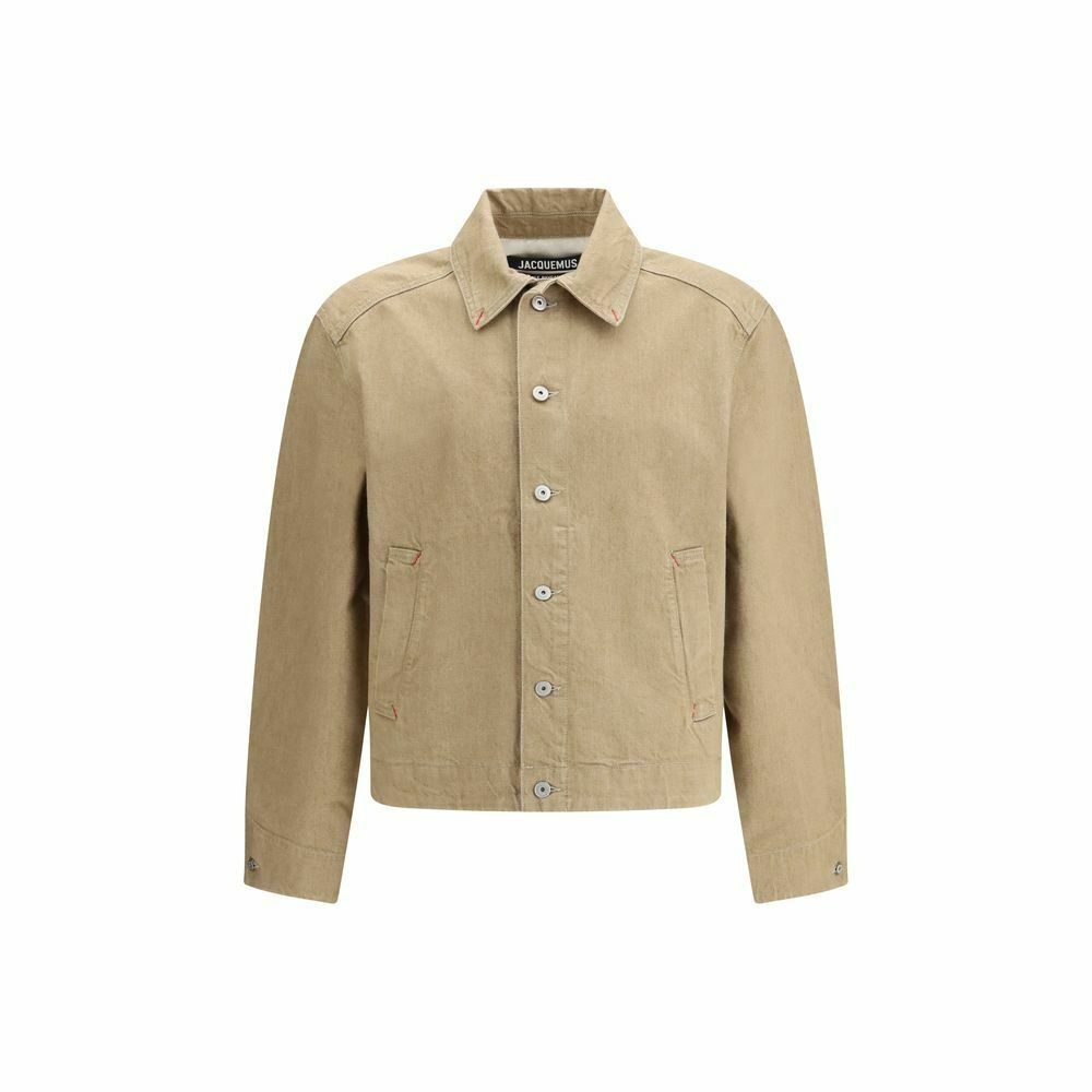 Cotton Denim Jacket - Beige / IT50 | L