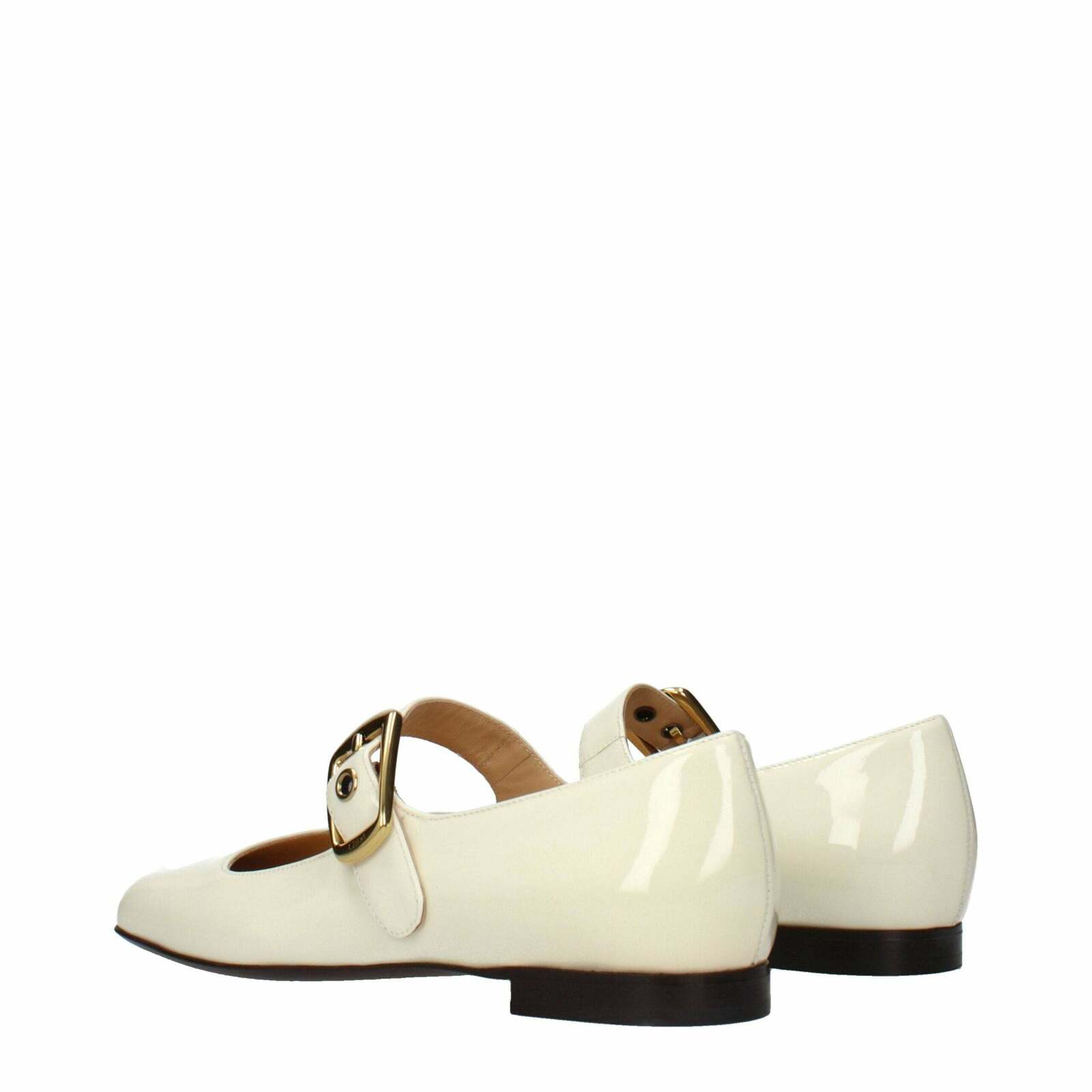 Leather Ballet Flats - Beige / EU39.5/US9.5