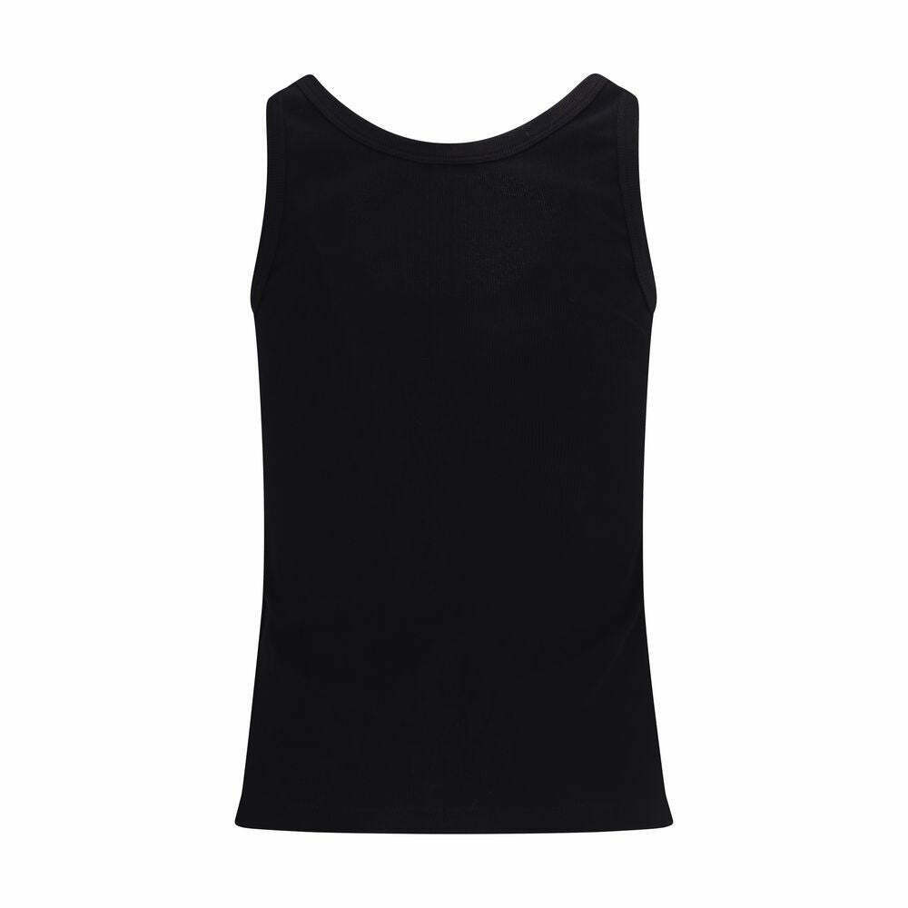 Cotton Crew Neck Casual Top - Black / IT42 | L