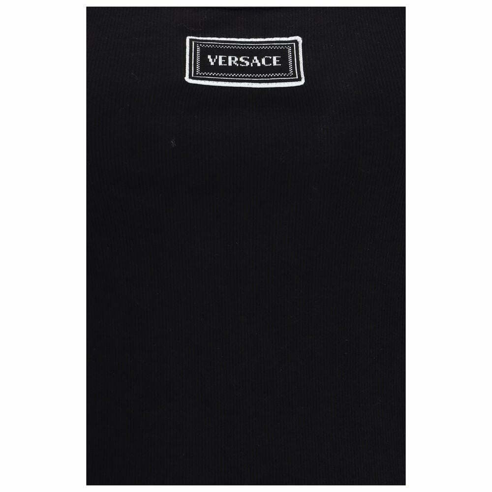 Cotton Crew Neck Casual Top - Black / IT42 | L