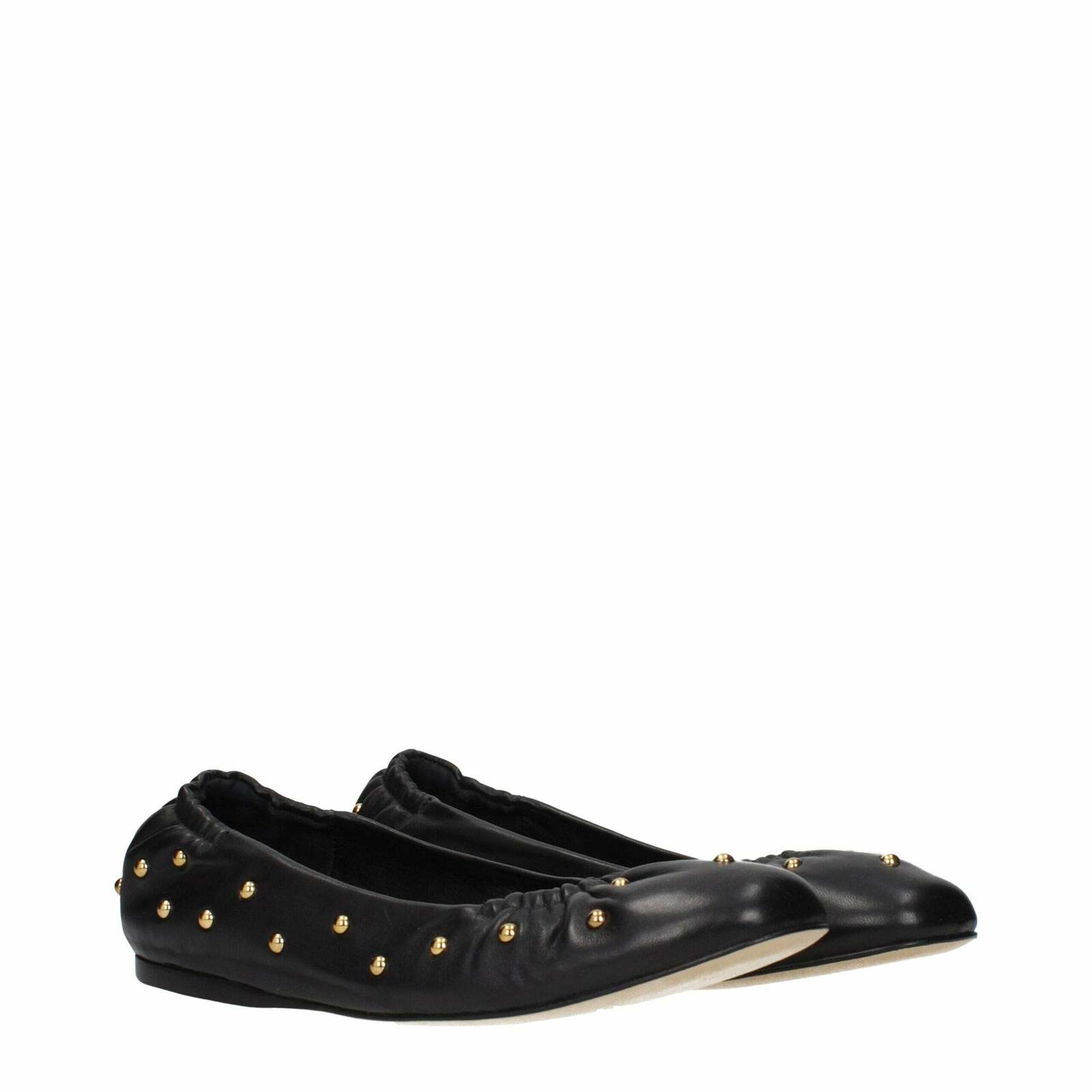 Leather Ballet Flats - Black / EU36/US6