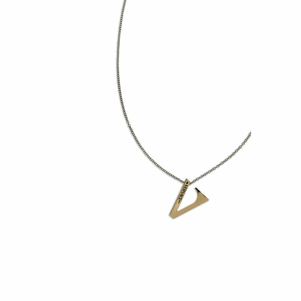 Elegant Pendant Necklace - Bicolor / One Size