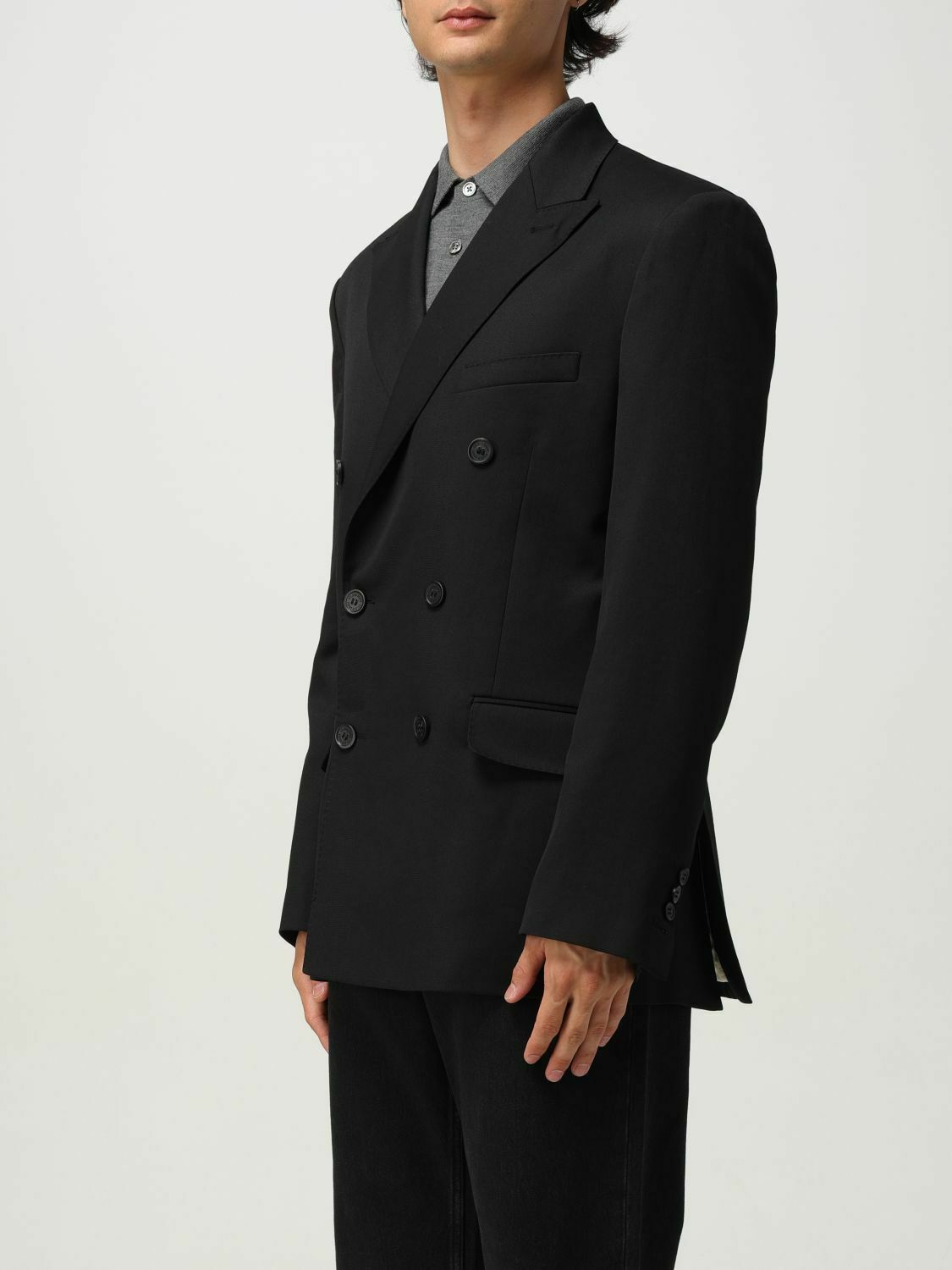 Double-Breasted Blazer - Black / 46 IT