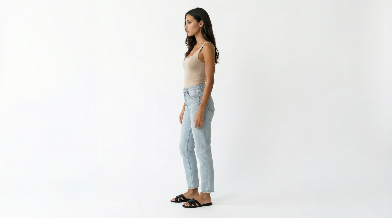 Tribute Sandals Slide Leather - Black / EU36.5/US6.5