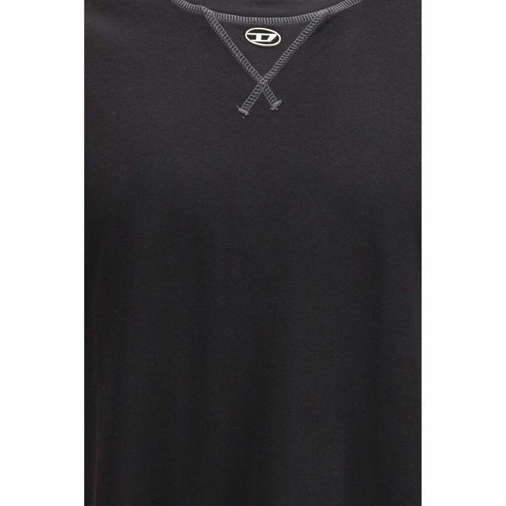Diesel Men's Crew Neck T-Shirt - Black / XL