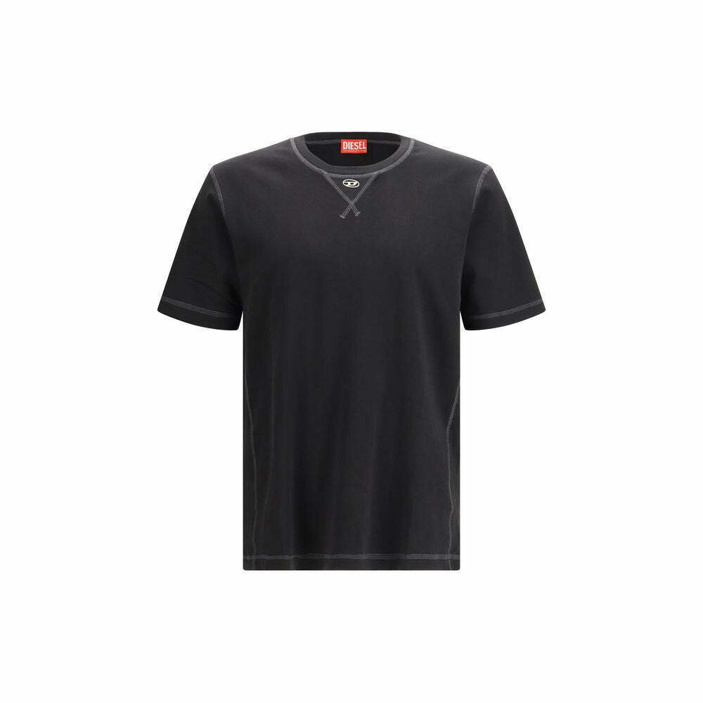 Diesel Men's Crew Neck T-Shirt - Black / XL