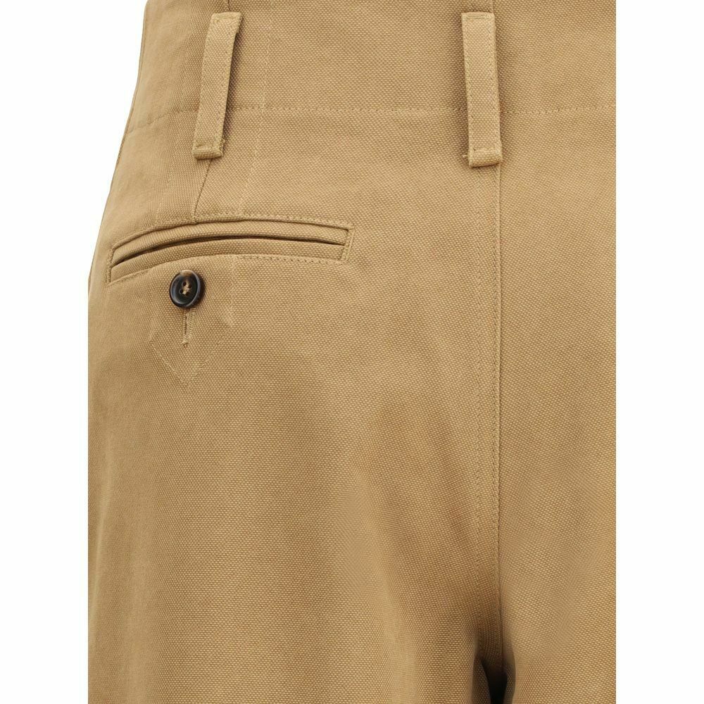 Wide Leg High Waist Pants - Beige / IT36 | XS