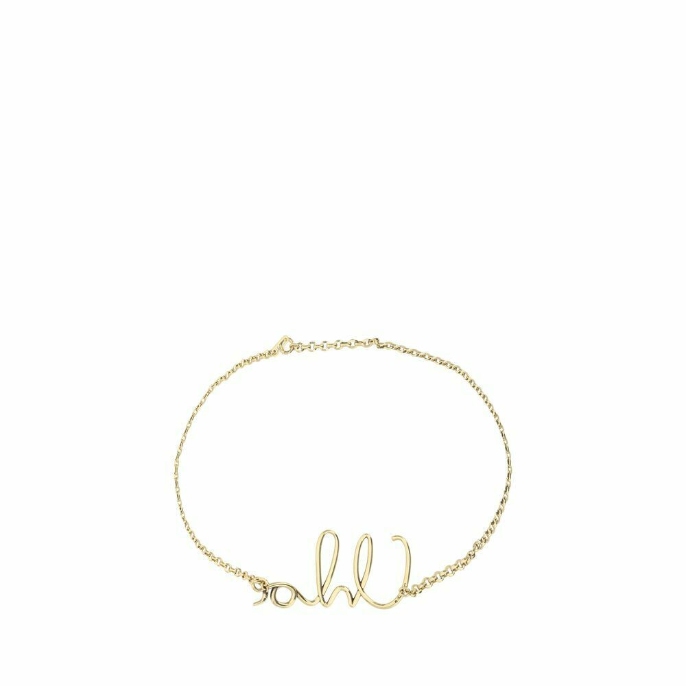 Chlo Signature Bracelet Chain Charm - Gold / UNI