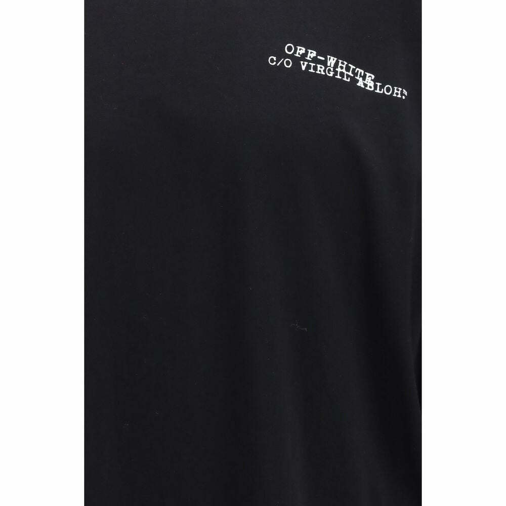 Off-White Graphic Print Long Sleeve T-Shirt - Black / M