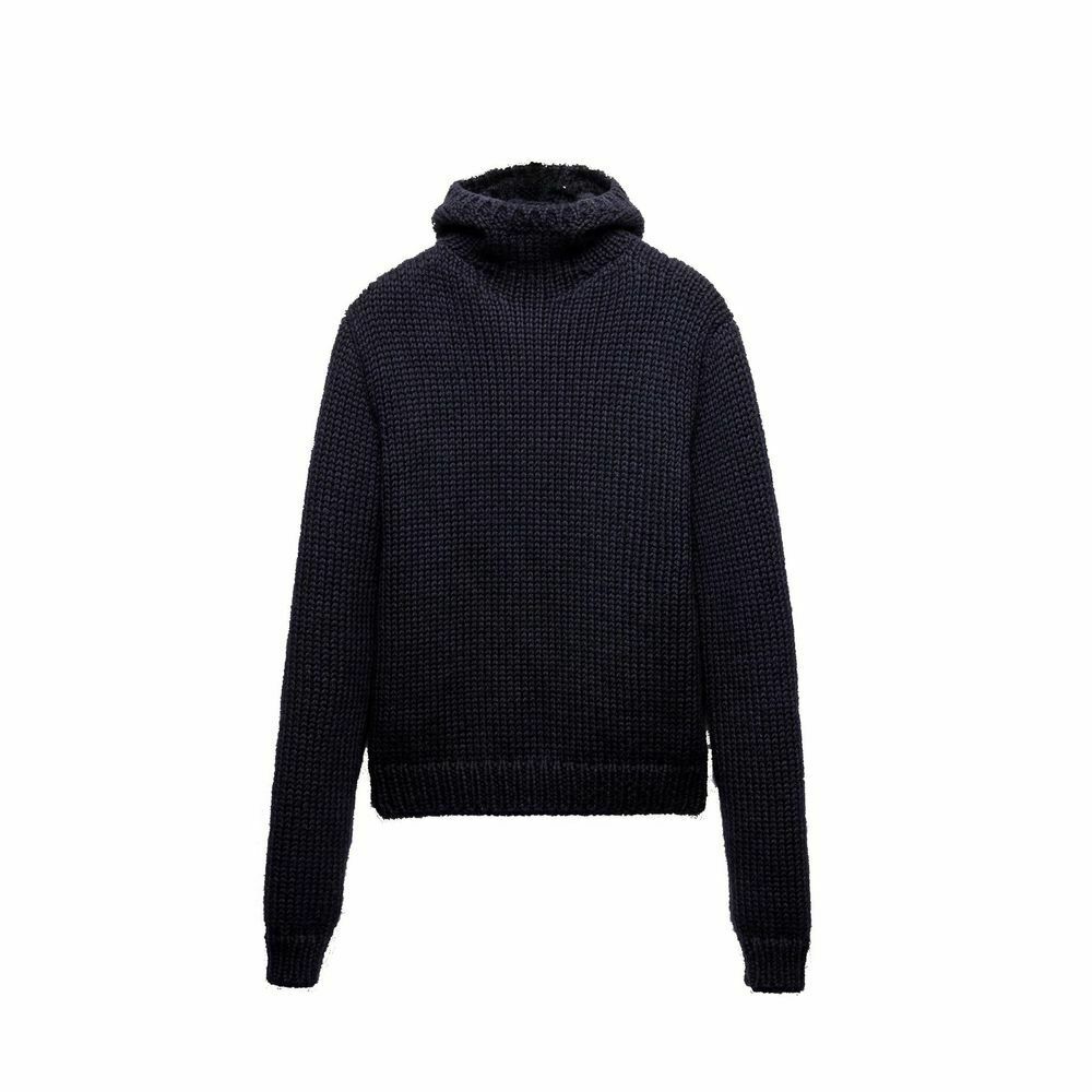 Wool Turtleneck Sweater - Blue / IT50 | L