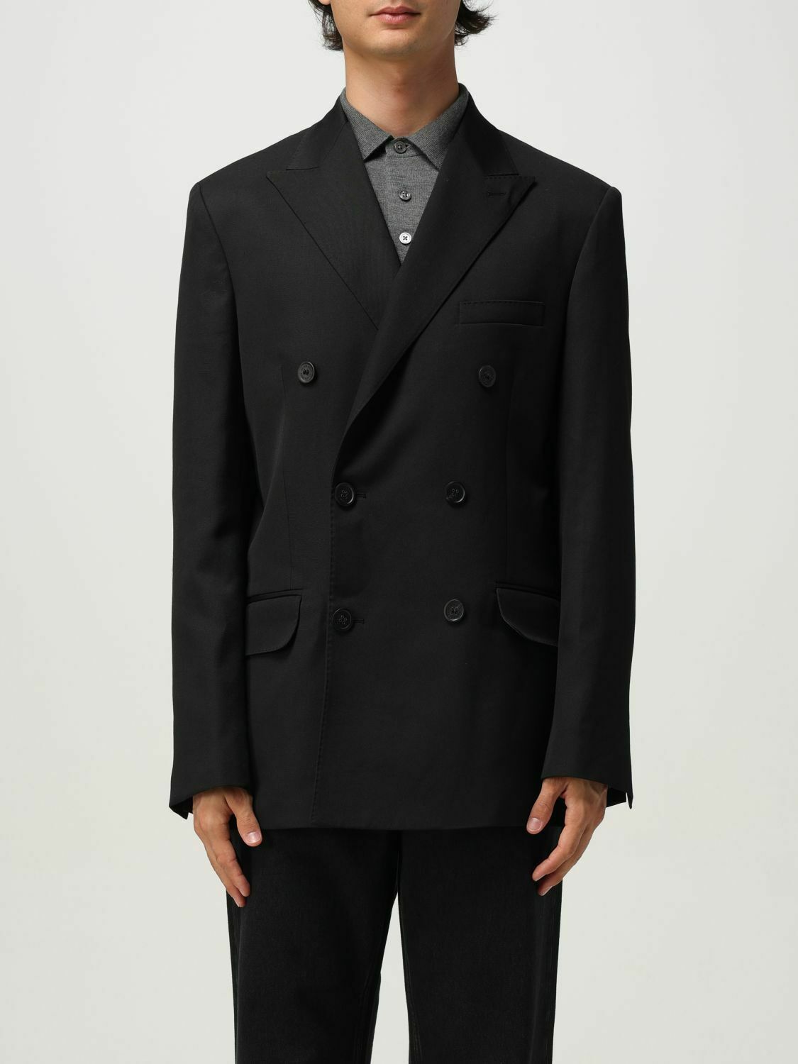 Double-Breasted Blazer - Black / 52 IT