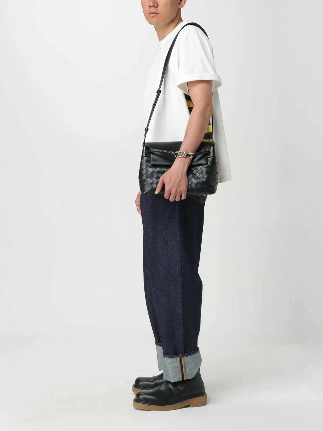 Relaxed Fit Crew Neck Solid Cotton T-Shirt - White / S EU