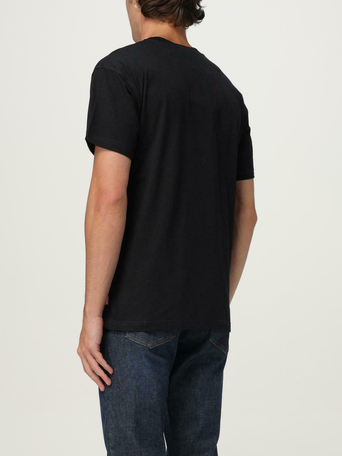 Graphic Print Cotton Jersey T-Shirt for Casual Style - Black / S EU